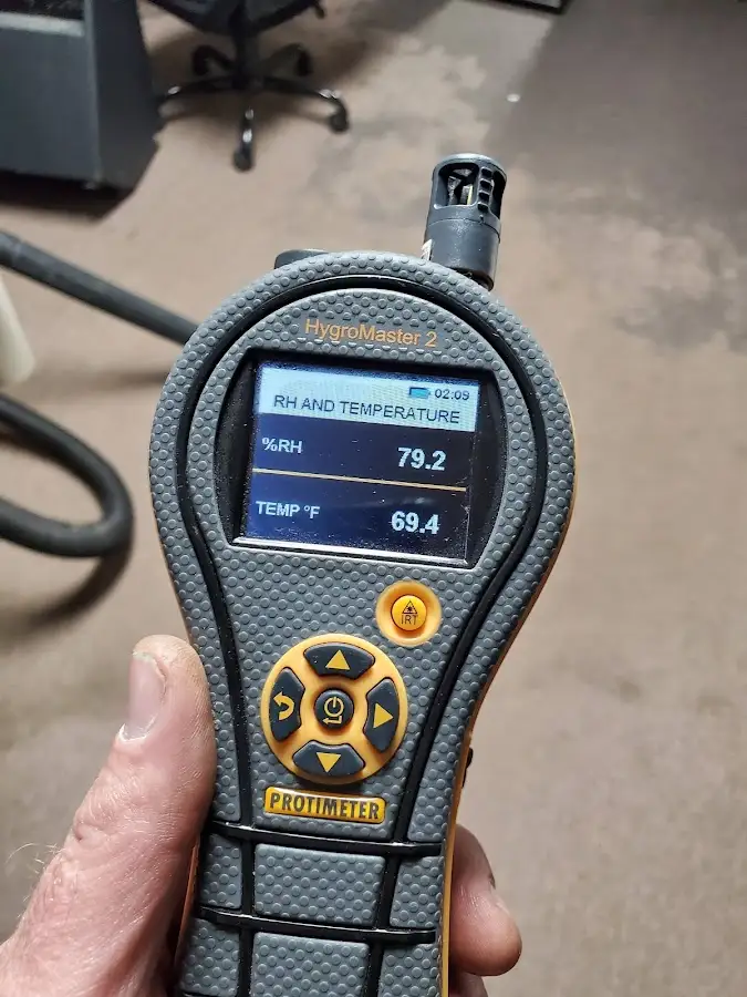 Moisture meter humidity assessment for Mold Remediation & Removal in Lake Zurich